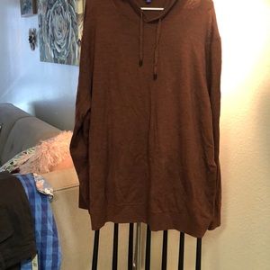 Artefact brown hoodie. %100 wool. NWT.